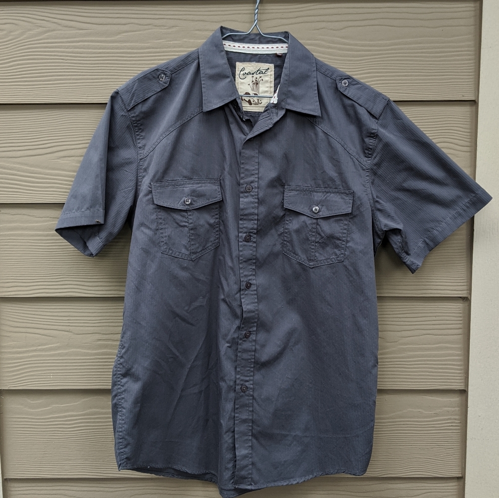 Grey Button Down Shirt